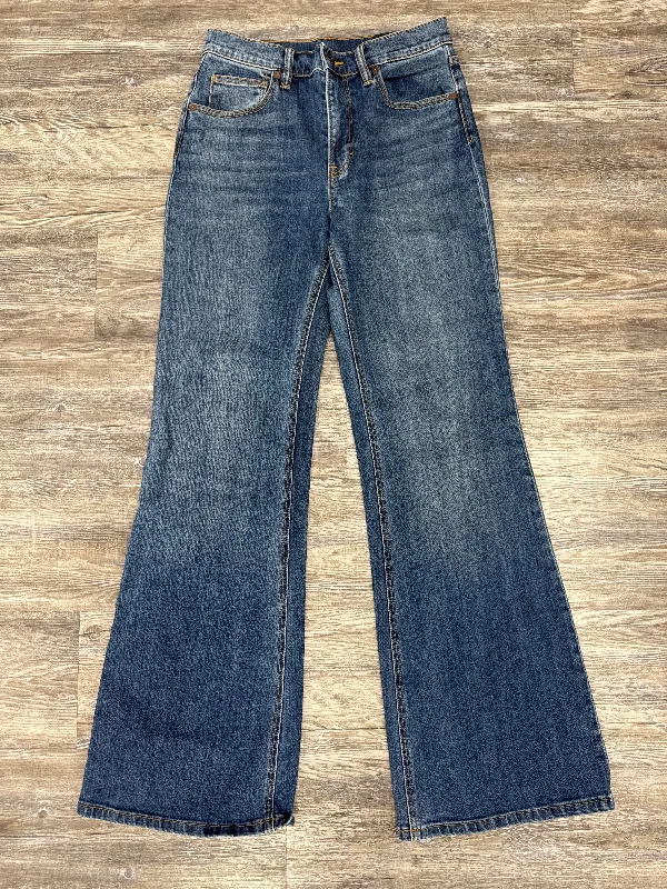 Jeans Flared By Vince In Blue Denim, Size: 4