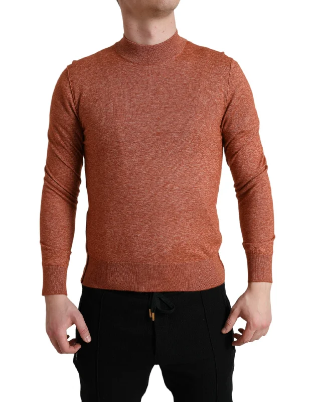 Dolce & Gabbana Silk-Cashmere Crew Neck Men's Sweater