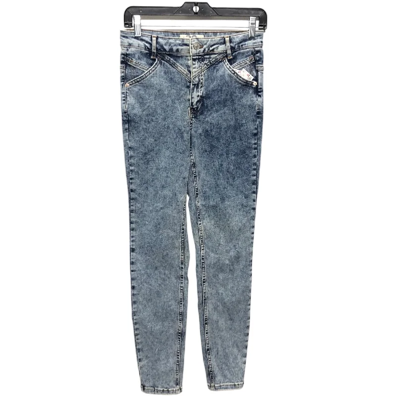 Jeans Skinny By We The Free In Blue Denim, Size:6