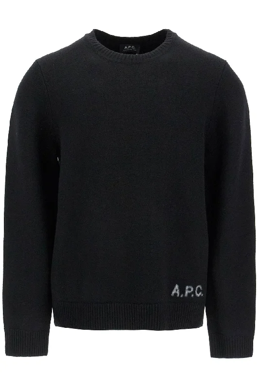 A.P.C. Men's 'Compact Wool Edward Pullover Sweater