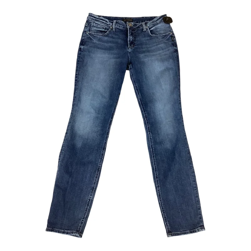 Jeans Straight By Silver In Blue Denim, Size: 10